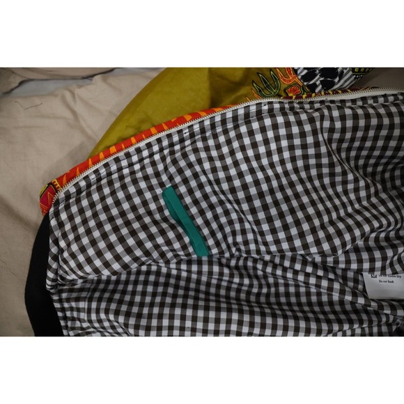 RARE Handmade Custom Mens M Puffer Jacket Muiltcolor Africa Patchwork - Picture 6 of 10